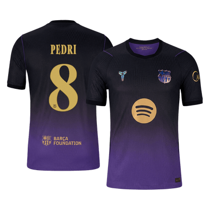 Tricouri Fotbal Barcelona PEDRI #8 Deplasare 2026/27 Authentic - UCL