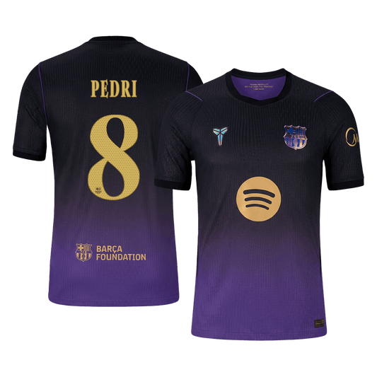 Tricouri Fotbal Barcelona PEDRI #8 Deplasare 2026/27 Authentic - UCL