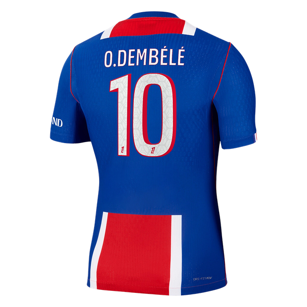 Tricouri Fotbal PSG O. DEMBÉLÉ #10 Acasă 2026/27 Authentic