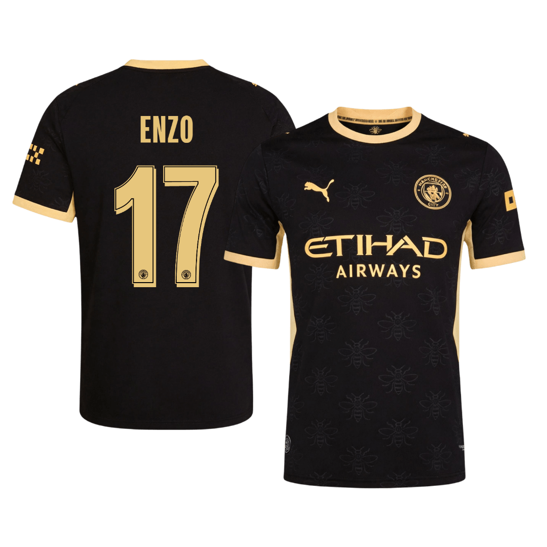 Tricouri Fotbal Manchester City ENZO #17 Deplasare 2026/27 Authentic - UCL