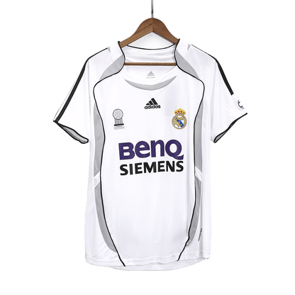 Tricouri Fotbal Vintage Real Madrid BECKHAM #23 Acasă 2006/07