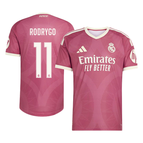 Tricouri Fotbal Real Madrid RODRYGO #11 Treilea 2026/27 Authentic