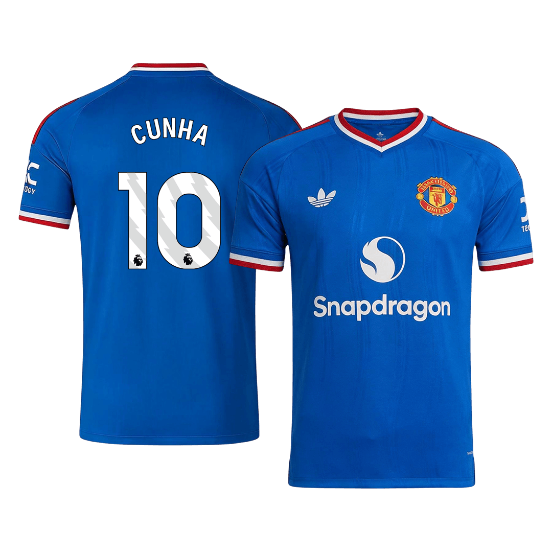 Tricouri Fotbal Manchester United CUNHA #10 Deplasare 2026/27