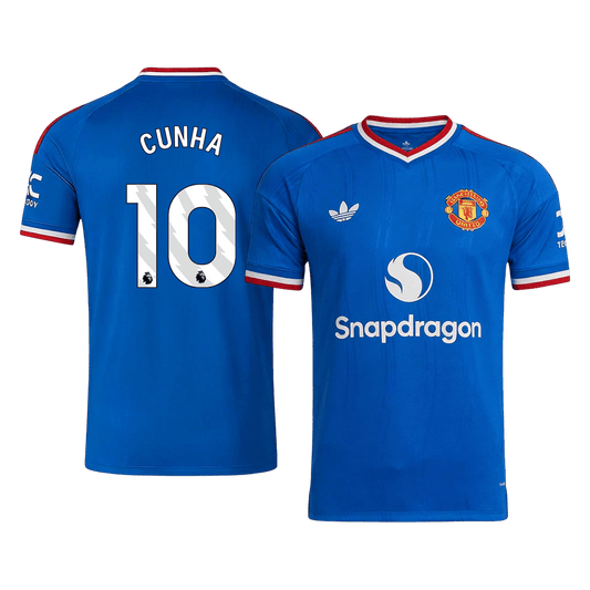 Tricouri Fotbal Manchester United CUNHA #10 Deplasare 2026/27