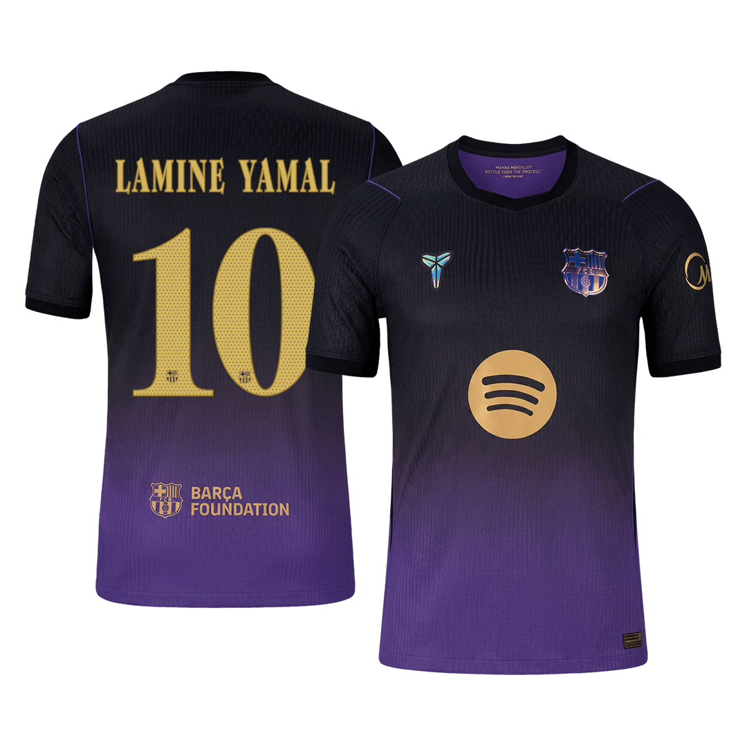Tricouri Fotbal Barcelona LAMINE YAMAL #10 Deplasare 2026/27 Authentic - UCL