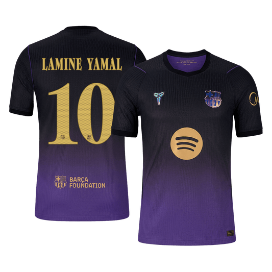 Tricouri Fotbal Barcelona LAMINE YAMAL #10 Deplasare 2026/27 Authentic - UCL
