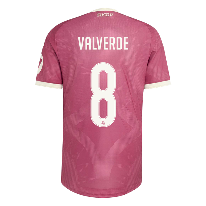 Tricouri Fotbal Real Madrid VALVERDE #8 Treilea 2026/27 Authentic
