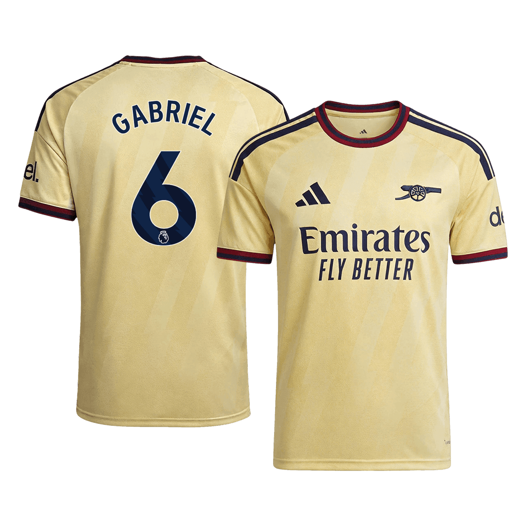 Tricouri Fotbal Arsenal GABRIEL #6 Treilea 2026/27 Authentic