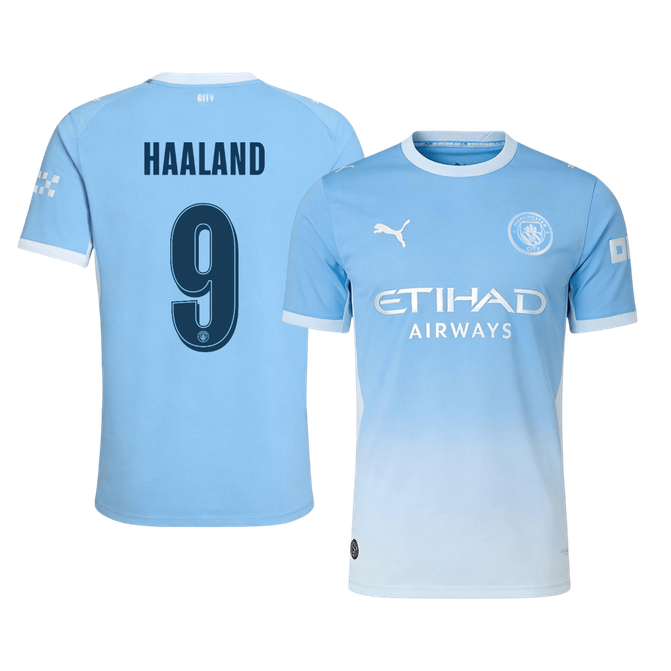 Tricouri Fotbal Manchester City HAALAND #9 Acasă 2026/27 Authentic - UCL
