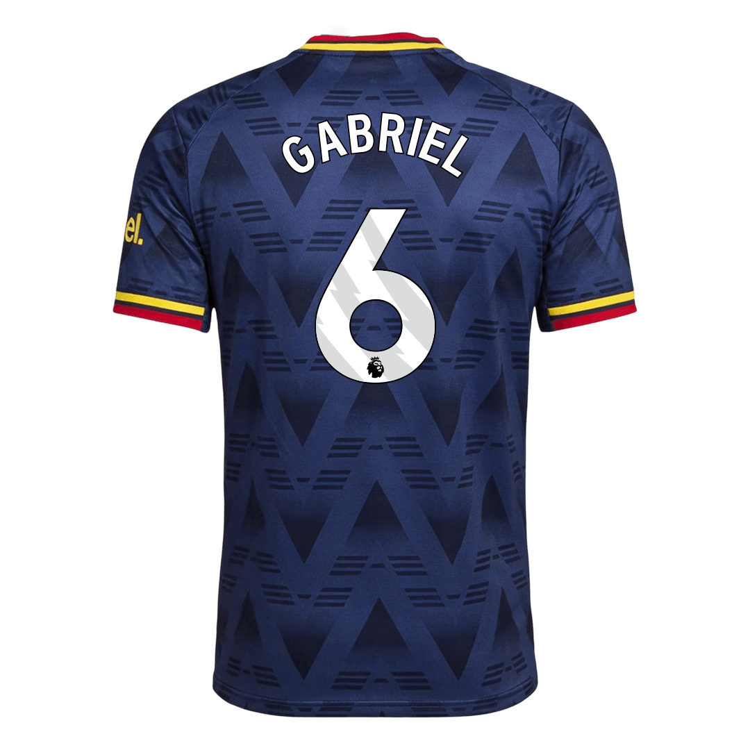 Tricouri Fotbal Arsenal GABRIEL #6 Deplasare 2026/27 Authentic