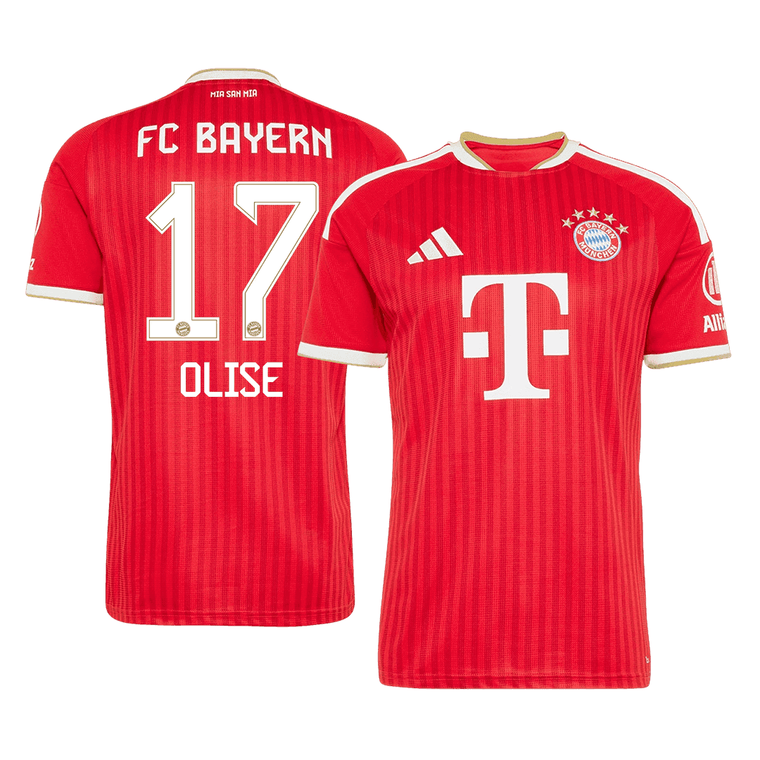 Tricouri Fotbal Bayern Munchen OLISE #17 Acasă 2026/27