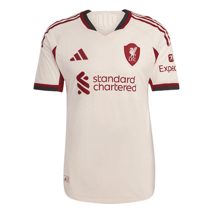 Tricouri Fotbal Liverpool SZOBOSZLAI #8 Deplasare 2025/26 Authentic