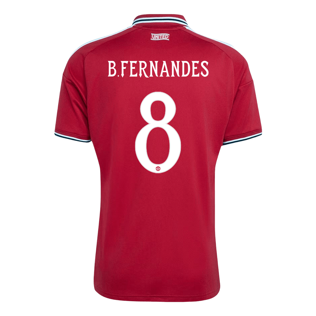 Tricouri Fotbal Manchester United B.FERNANDES #8 Acasă 2026/27 - UCL - Premium