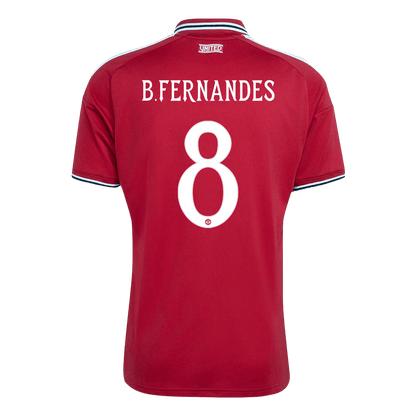 Tricouri Fotbal Manchester United B.FERNANDES #8 Acasă 2026/27 - UCL - Premium