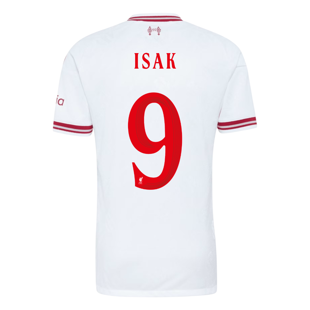 Tricouri Fotbal Liverpool ISAK #9 Deplasare 2026/27 Authentic - UCL