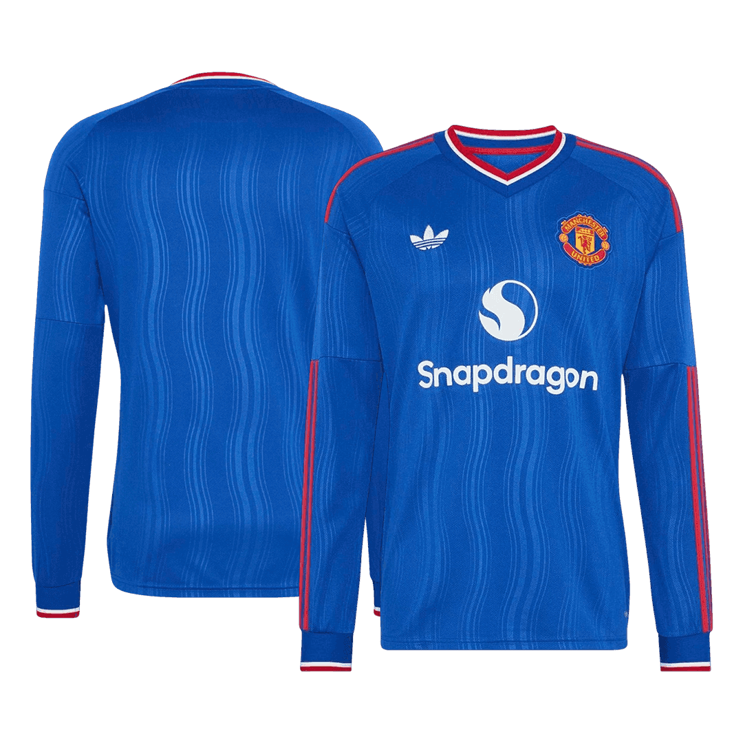 Tricouri Fotbal Manchester United Deplasare 2026/27 Mânecă Lungă