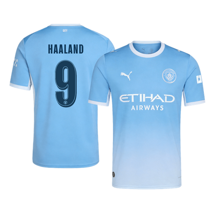 Tricouri Fotbal Manchester City HAALAND #9 Acasă 2026/27 - UCL