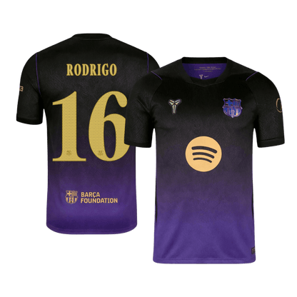 Tricouri Fotbal Barcelona RODRIGO #16 Deplasare 2026/27 - UCL