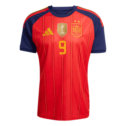 Tricouri Fotbal Spania GAVI #9 Acasă Cupa Mondială 2026 Champion Edition - Premium