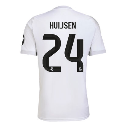 Tricouri Fotbal Real Madrid HUIJSEN #24 Acasă 2025/26 - Premium (mărime mare)