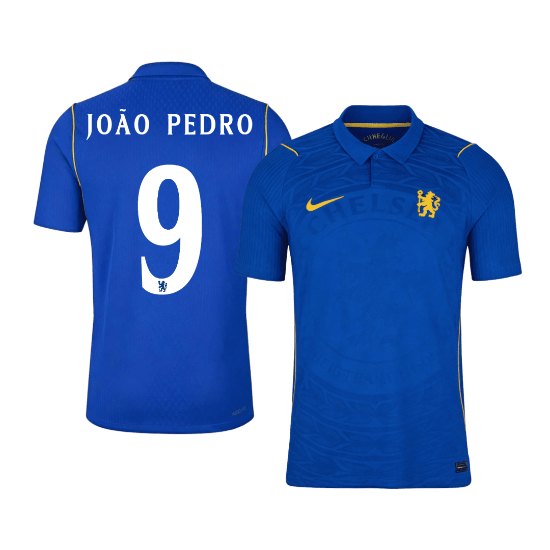 Tricouri Fotbal Chelsea JOÃO PEDRO #9 Acasă 2026/27 Authentic - UCL
