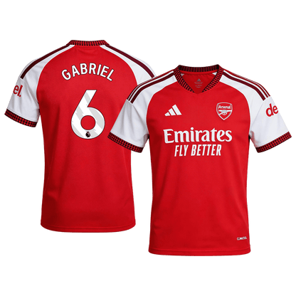 Tricouri Fotbal Arsenal GABRIEL #6 Acasă 2026/27 - Premium