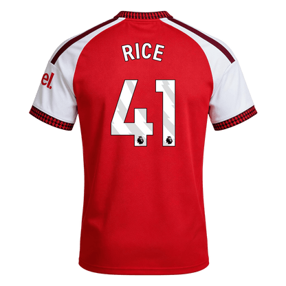 Tricouri Fotbal Arsenal RICE #41 Acasă 2026/27 - Premium