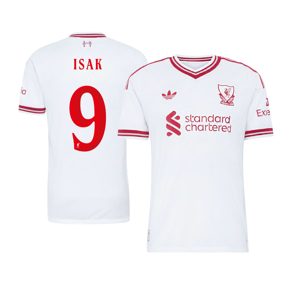 Tricouri Fotbal Liverpool ISAK #9 Deplasare 2026/27 Authentic - UCL