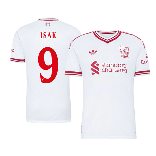 Tricouri Fotbal Liverpool ISAK #9 Deplasare 2026/27 Authentic - UCL