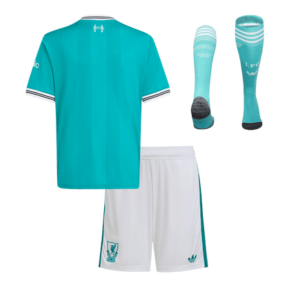 Set Tricouri Fotbal Liverpool Treilea 2025/26 Pentru Copii