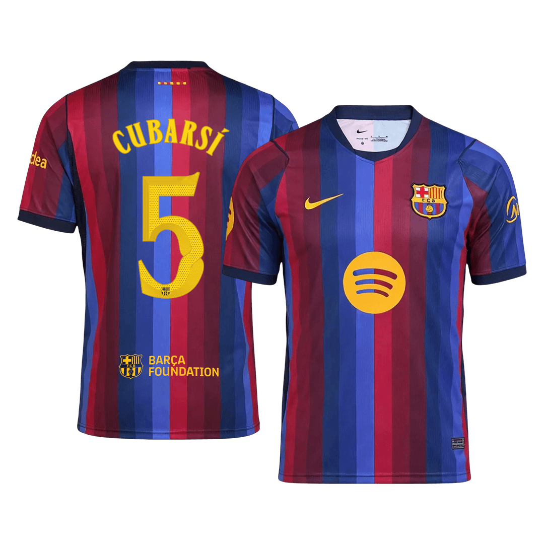 Tricouri Fotbal Barcelona CUBARSÍ #5 Acasă 2026/27 - UCL - Premium