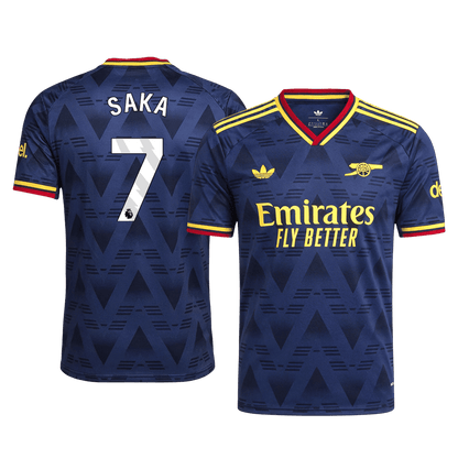 Tricouri Fotbal Arsenal SAKA #7 Deplasare 2026/27 Authentic