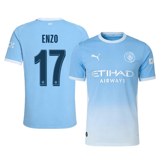 Tricouri Fotbal Manchester City ENZO #17 Acasă 2026/27 Authentic - UCL