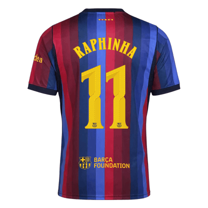 Tricouri Fotbal Barcelona RAPHINHA #11 Acasă 2026/27 - UCL - Premium