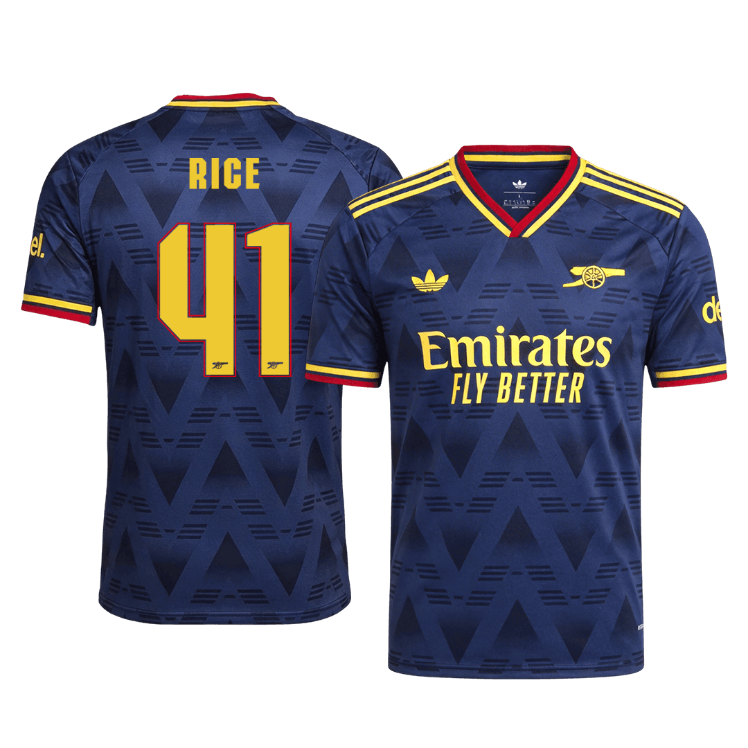Tricouri Fotbal Arsenal RICE #41 Deplasare 2026/27 Authentic - UCL
