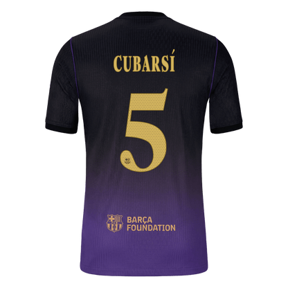 Tricouri Fotbal Barcelona CUBARSÍ #5 Deplasare 2026/27 Authentic - UCL