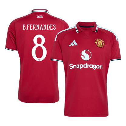 Tricouri Fotbal Manchester United B.FERNANDES #8 Acasă 2026/27 - UCL - Premium