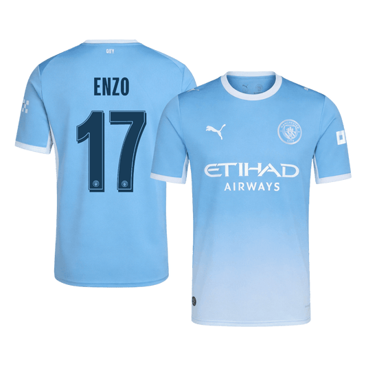 Tricouri Fotbal Manchester City ENZO #17 Acasă 2026/27 - UCL