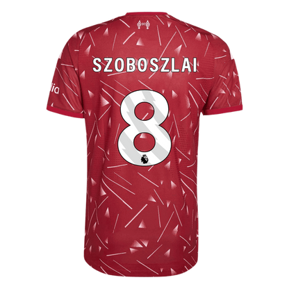 Tricouri Fotbal Liverpool SZOBOSZLAI #8 Acasă 2026/27 Authentic
