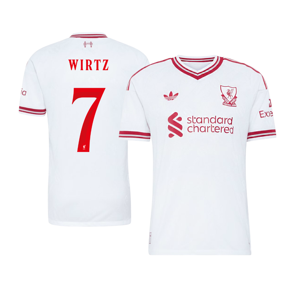 Tricouri Fotbal Liverpool WIRTZ #7 Deplasare 2026/27 Authentic - UCL