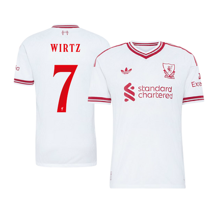 Tricouri Fotbal Liverpool WIRTZ #7 Deplasare 2026/27 Authentic - UCL