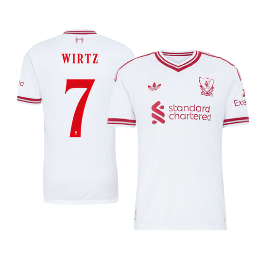 Tricouri Fotbal Liverpool WIRTZ #7 Deplasare 2026/27 Authentic - UCL