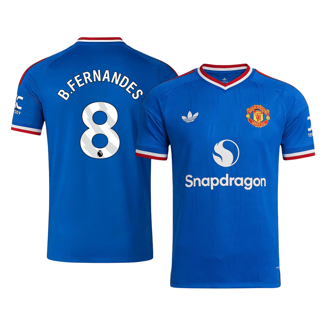 Tricouri Fotbal Manchester United B. FERNANDES #8 Deplasare 2026/27