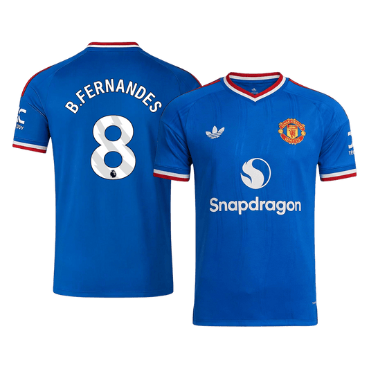 Tricouri Fotbal Manchester United B. FERNANDES #8 Deplasare 2026/27