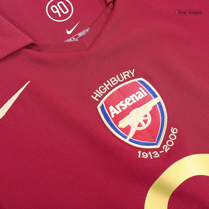 Tricouri Fotbal Vintage Arsenal Acasă 2005/06