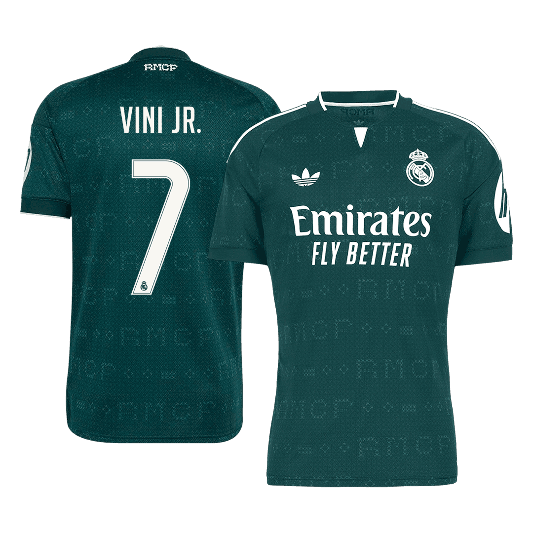 Tricouri Fotbal Real Madrid VINI JR. #7 Deplasare 2026/27