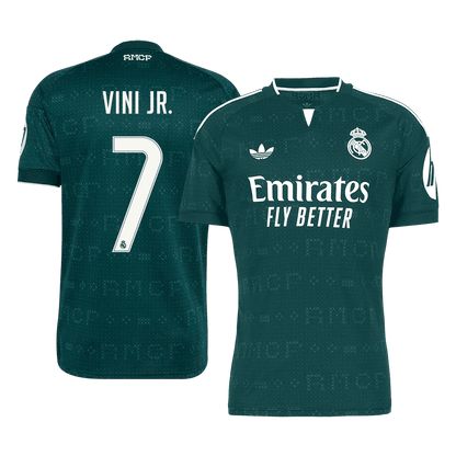 Tricouri Fotbal Real Madrid VINI JR. #7 Deplasare 2026/27