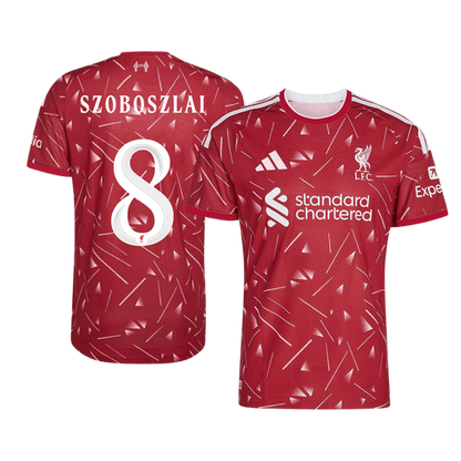 Tricouri Fotbal Liverpool SZOBOSZLAI #8 Acasă 2026/27 Authentic - UCL