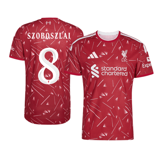 Tricouri Fotbal Liverpool SZOBOSZLAI #8 Acasă 2026/27 Authentic - UCL