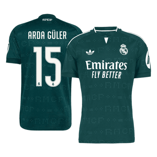 Tricouri Fotbal Real Madrid ARDA GÜLER #15 Deplasare 2026/27